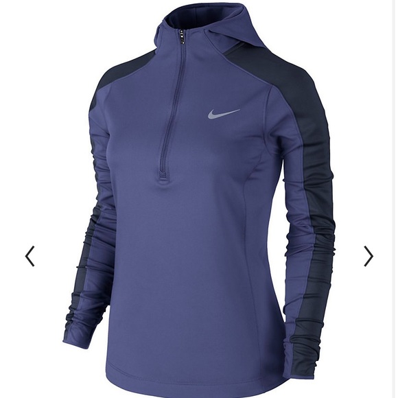 Nike Tops - NIKE • purple quarter zip